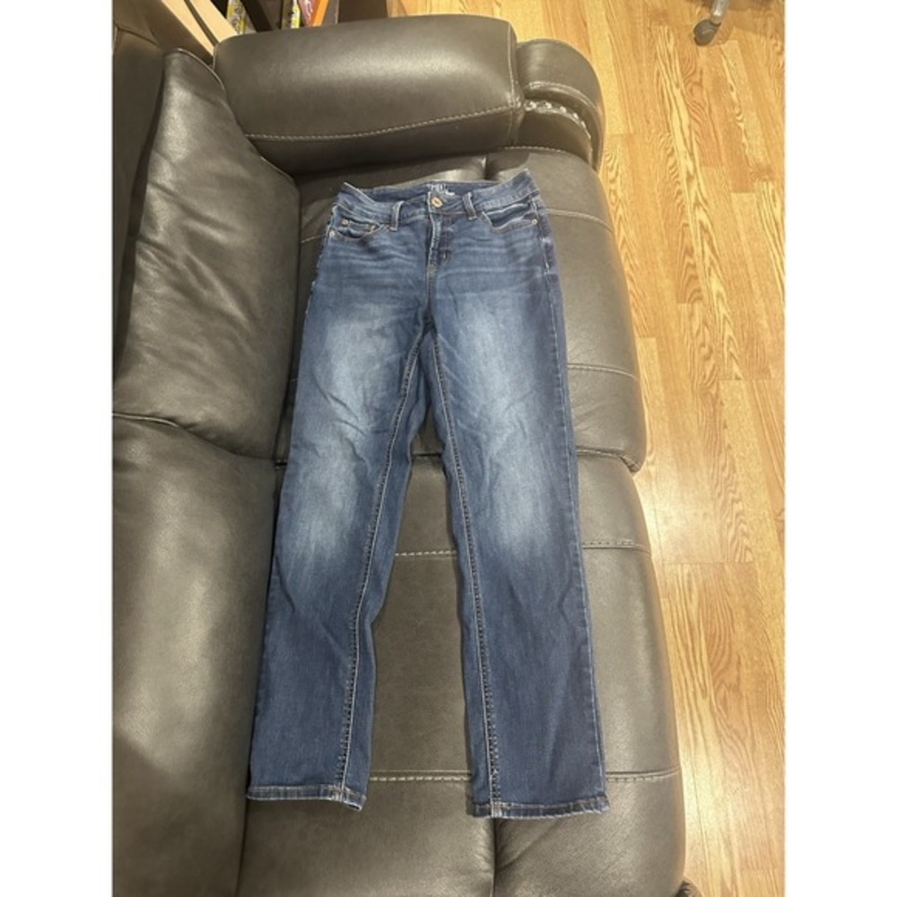 Time and Tru straight jeans size 4 blue